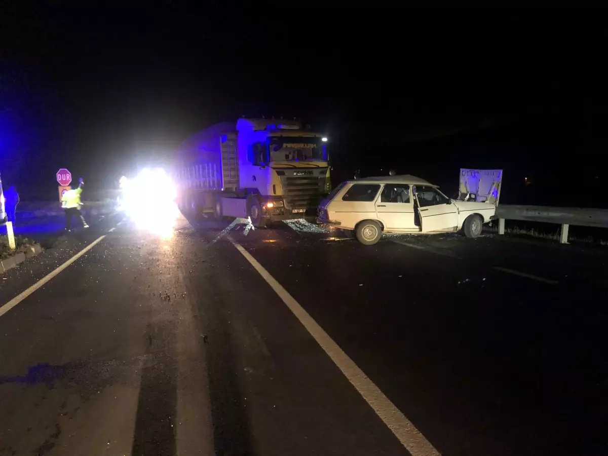 Amasya’da TIR-Otomobil Kazası: 1 Ölü