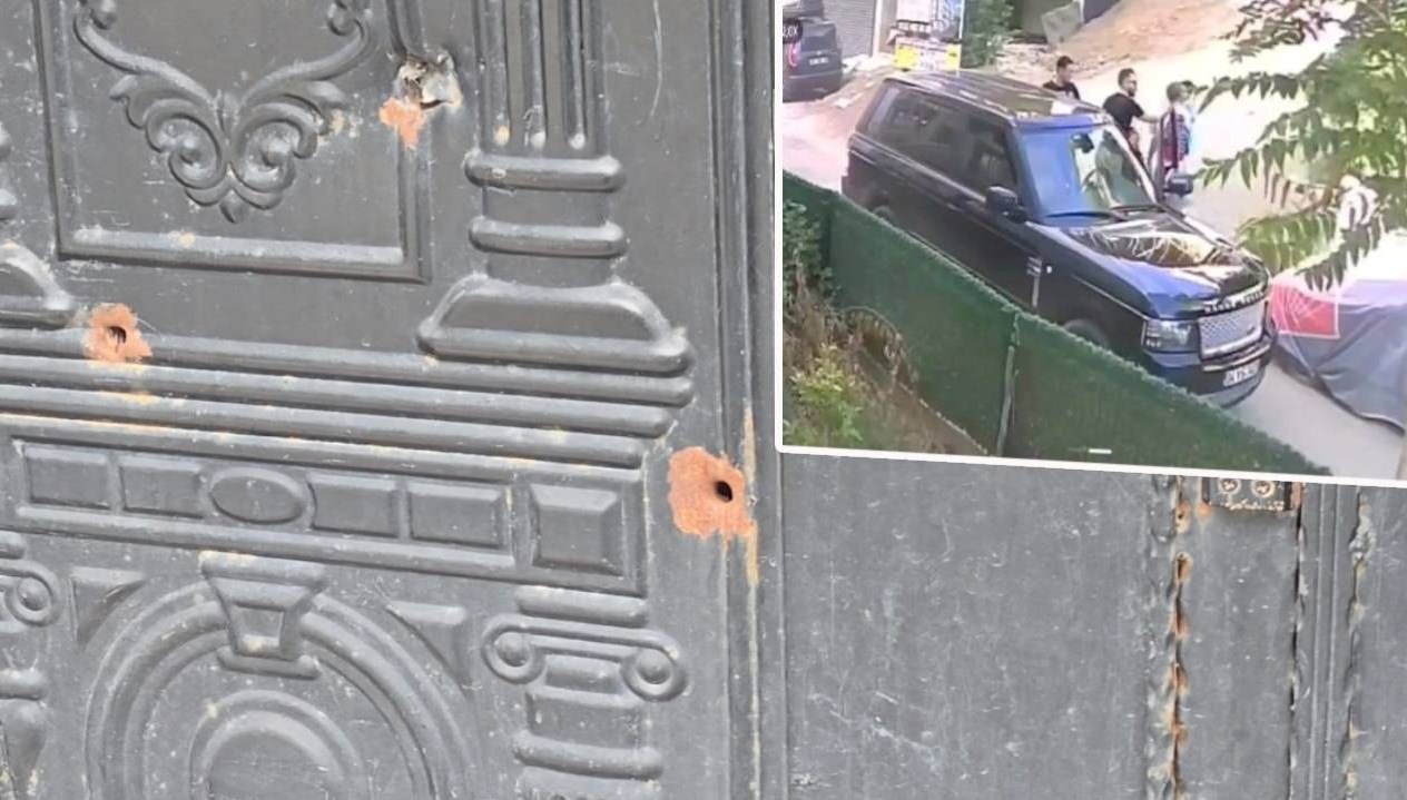 Çocuklarının yanında babayı döven şüphelinin iş yeri kurşunlandı